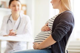 gravida em consulta médica